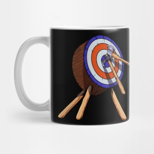 Axes in target - axe throwing Mug